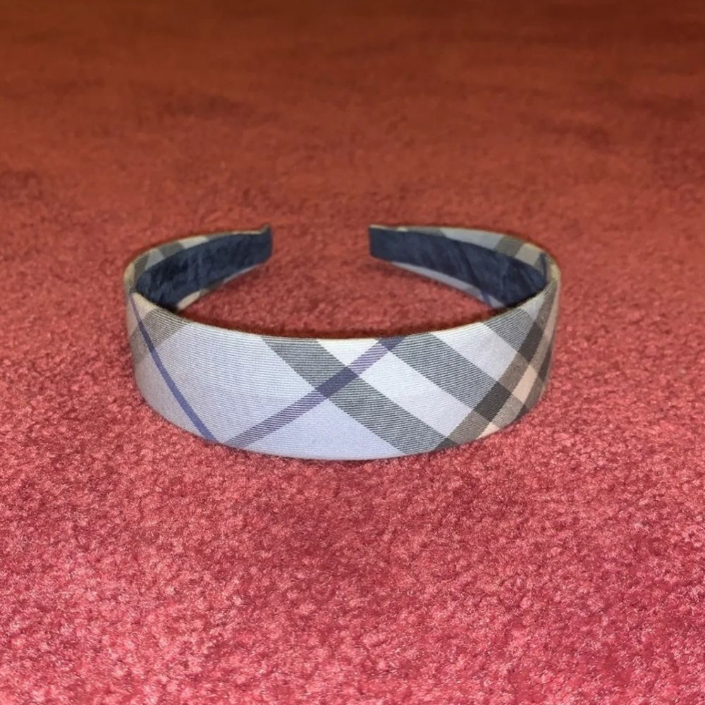 Burberry medium width blue headband